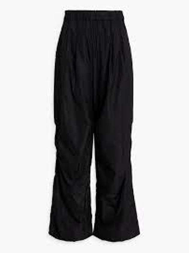 Tashio Beggy Nylon Straight Pants Black - MAX MARA - BALAAN 2