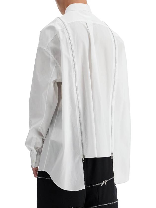 "shirt with functional zip - COMME DES GARCONS - BALAAN 3