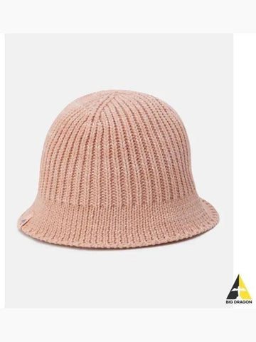 Women s Sports Basic Knit Bucket Hat Pink SP322UCP72 - DESCENTE - BALAAN 1