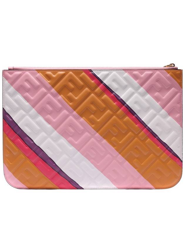 FF Logo Embossed Clutch Bag - FENDI - BALAAN 5