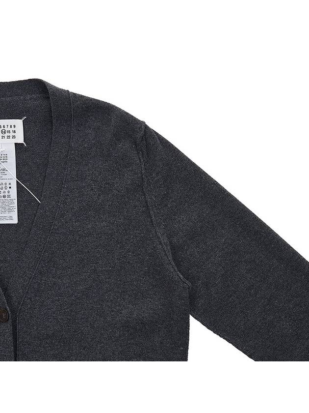 Eco Cashmere Loose Fit Cardigan Grey - MAISON MARGIELA - BALAAN 5