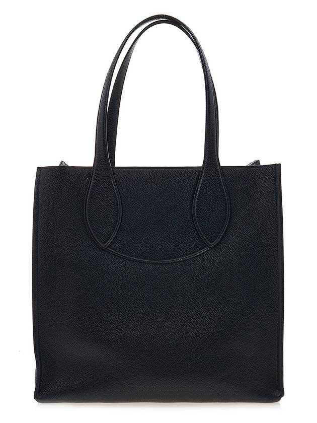 Maxi Gancio Tote Bag Black - SALVATORE FERRAGAMO - BALAAN 4