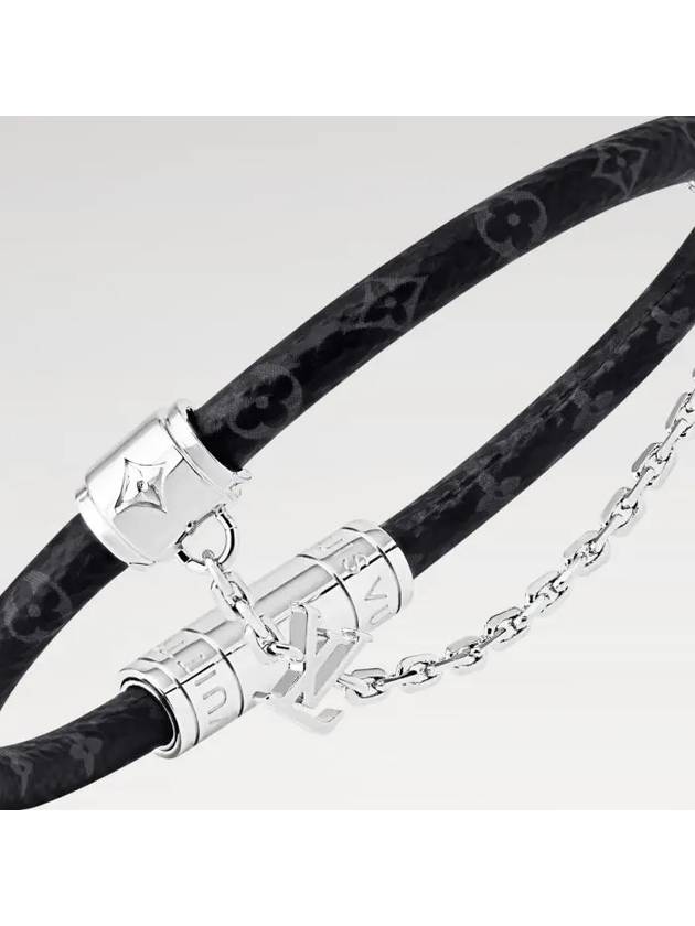 Chain It Bracelet Black - LOUIS VUITTON - BALAAN 3