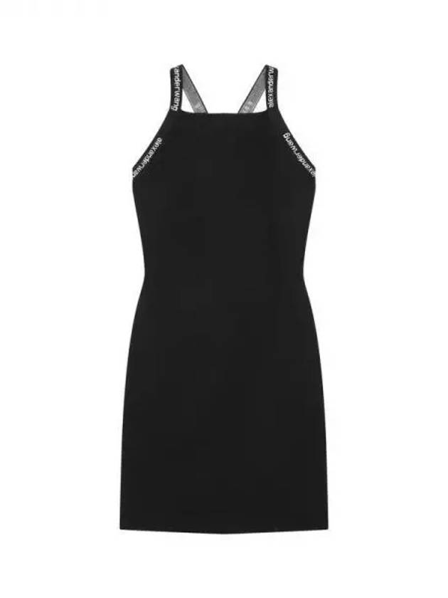 Jacquard trim bodycon dress black 271916 - ALEXANDER WANG - BALAAN 1