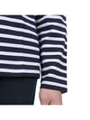 Fox Head Patch Regular Marin Long Sleeve T Shirt Navy Stripes - MAISON KITSUNE - BALAAN 8