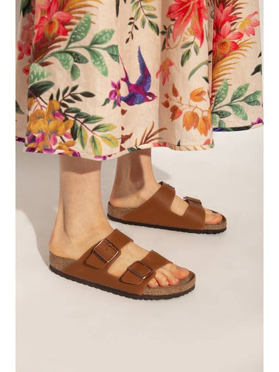 Birkenstock ‘Arizona BS’ Slides, Women's, Brown - BIRKENSTOCK - BALAAN 2