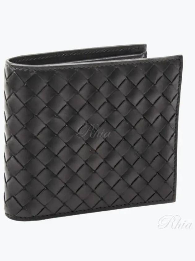 Intrecciato Half Wallet Black - BOTTEGA VENETA - BALAAN 2