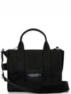 Logo Canvas Small Tote Bag Black - MARC JACOBS - BALAAN 4