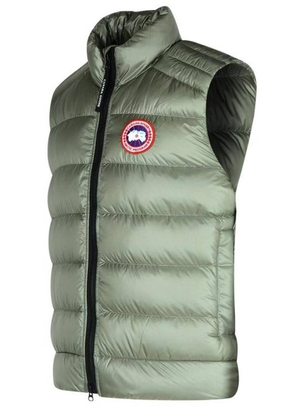 Crofton Logo Patch Padded Vest Sagebrush - CANADA GOOSE - BALAAN 3