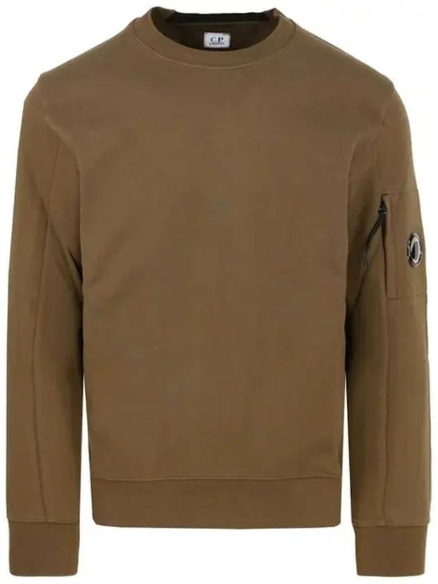 Diagonal Raised Fleece Sweatshirt Brown - CP COMPANY - BALAAN 2