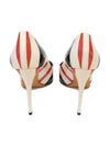 Women's Striped Open Toe Pumps Heel CC0017AC5241 - DOLCE&GABBANA - BALAAN 4