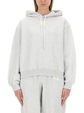 T By Alexander Wang Felpa Con Logo - ALEXANDER WANG - BALAAN 1