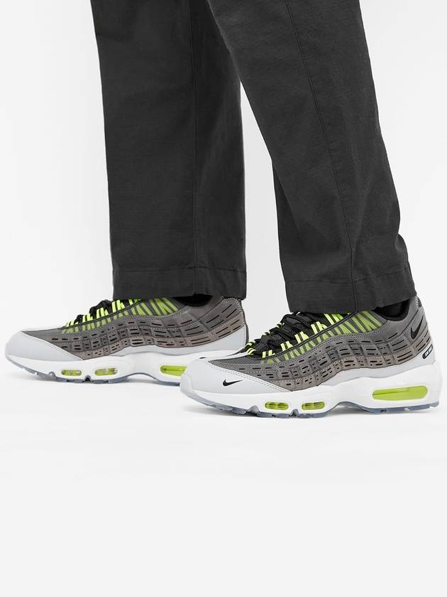 Kim Jones Air Max 95 Low Top Sneakers Black Volt Gray - NIKE - BALAAN 6