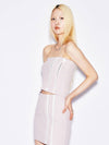 Waffle Bolero Sleeveless Knit Top Set Lilac - GYEOL - BALAAN 3