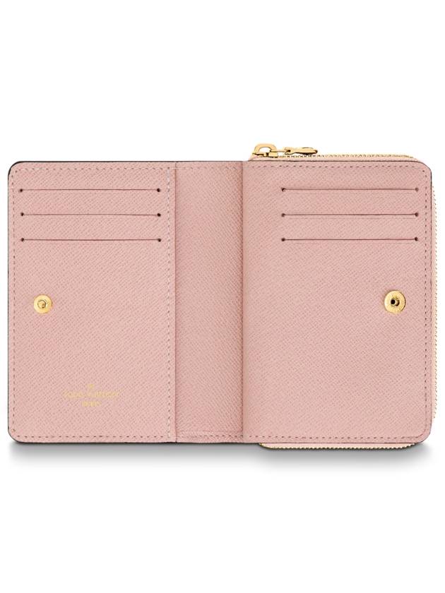 Lou Monogram Coated Canvas Half Wallet Pink - LOUIS VUITTON - BALAAN 4