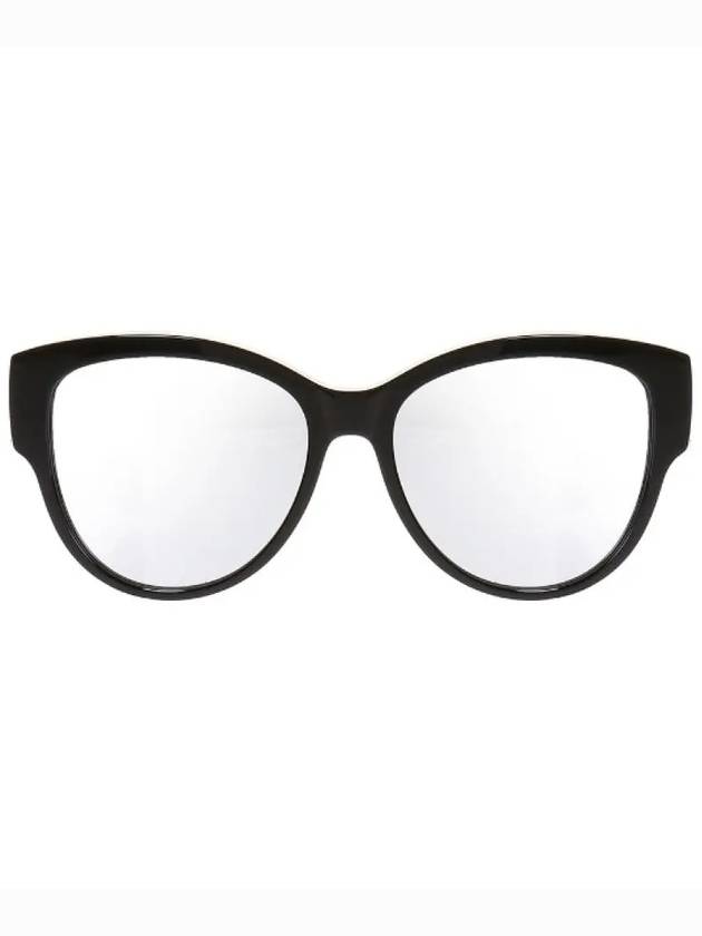 Eyewear Silver Logo Sunglasses Black - SAINT LAURENT - BALAAN 3