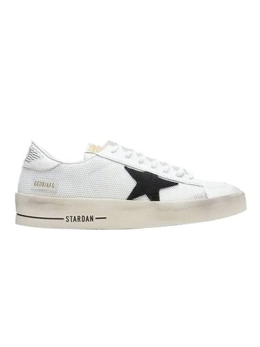 Star Patch Lace Up Low Top Sneakers White - GOLDEN GOOSE - BALAAN 1