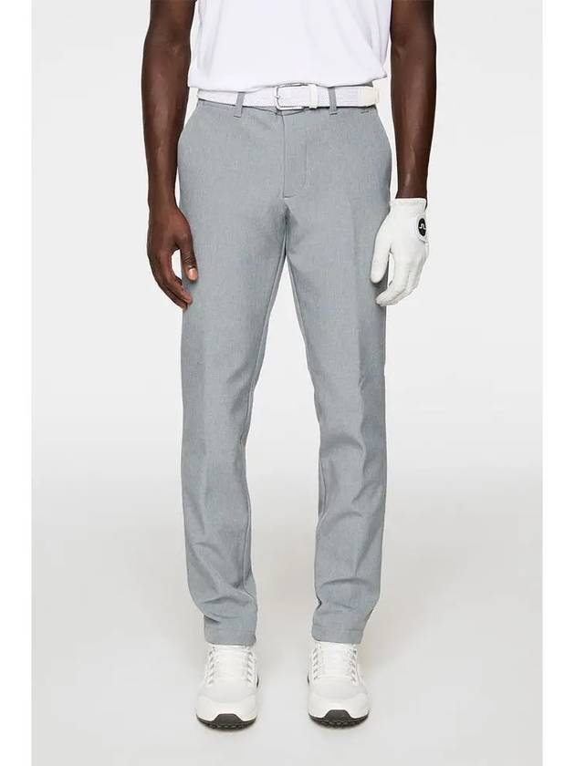 Men s Elote Bonded Fleece Golf Pants Medium Gray GMPA11048 U241 - J.LINDEBERG - BALAAN 4