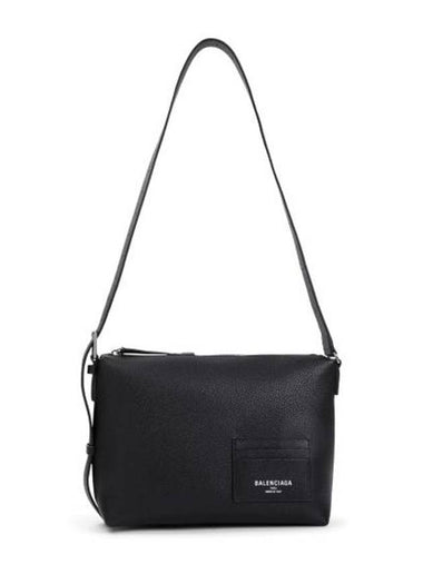 Small Leather Shoulder Bag Black - BALENCIAGA - BALAAN 1