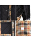 Quilted Thermoregulated Barn Jacket Black - BURBERRY - BALAAN 8