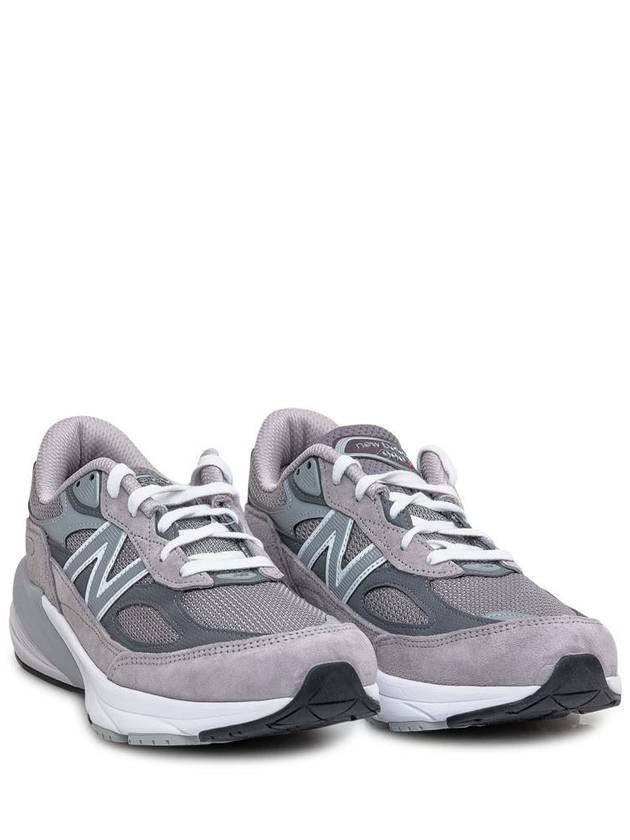 990V6 Castlerock Low-Top Sneakers Grey - NEW BALANCE - BALAAN 5