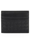 Intrecciato Classic Card Wallet Black - BOTTEGA VENETA - BALAAN 3