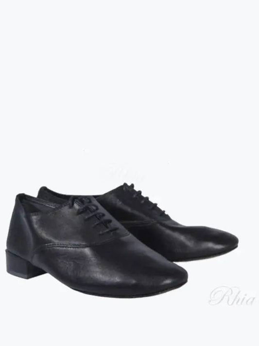 Women's Zizi Matte Leather Oxford Black - REPETTO - BALAAN 2