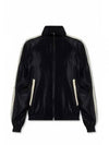 Men's Satin Lining Track Jacket Black - SAINT LAURENT - BALAAN 2