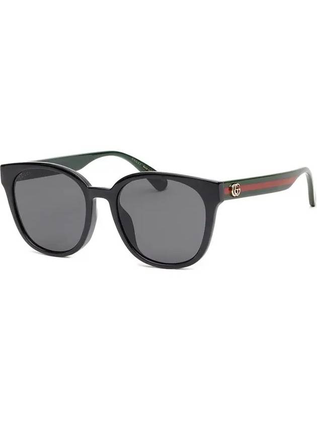 Eyewear Logo Web Cate Eye Sunglasses Black - GUCCI - BALAAN 3