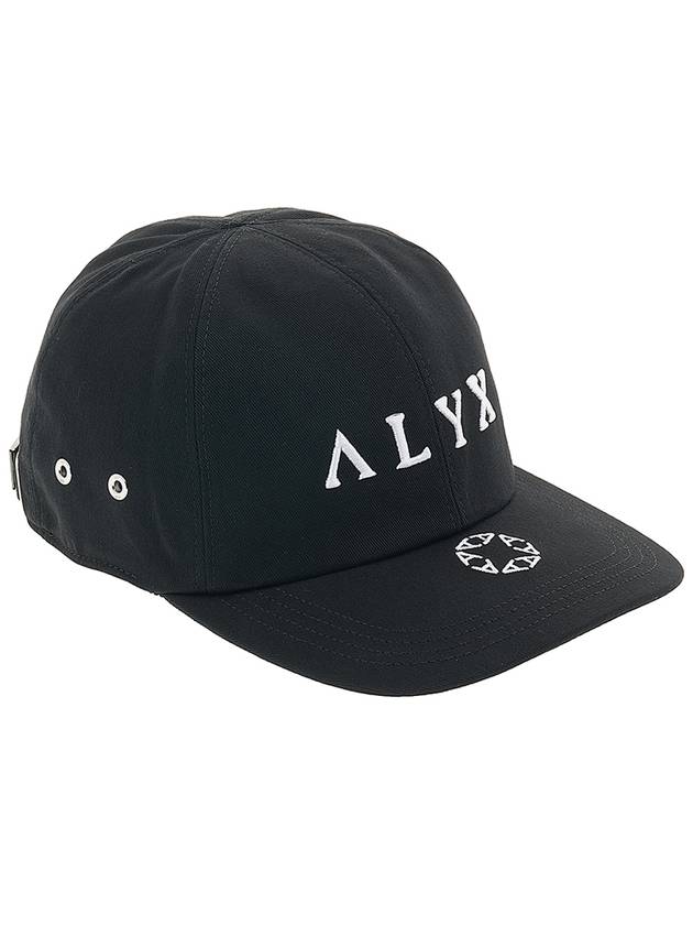 Embroidered Logo Cotton Ball Cap Black - 1017 ALYX 9SM - BALAAN 5