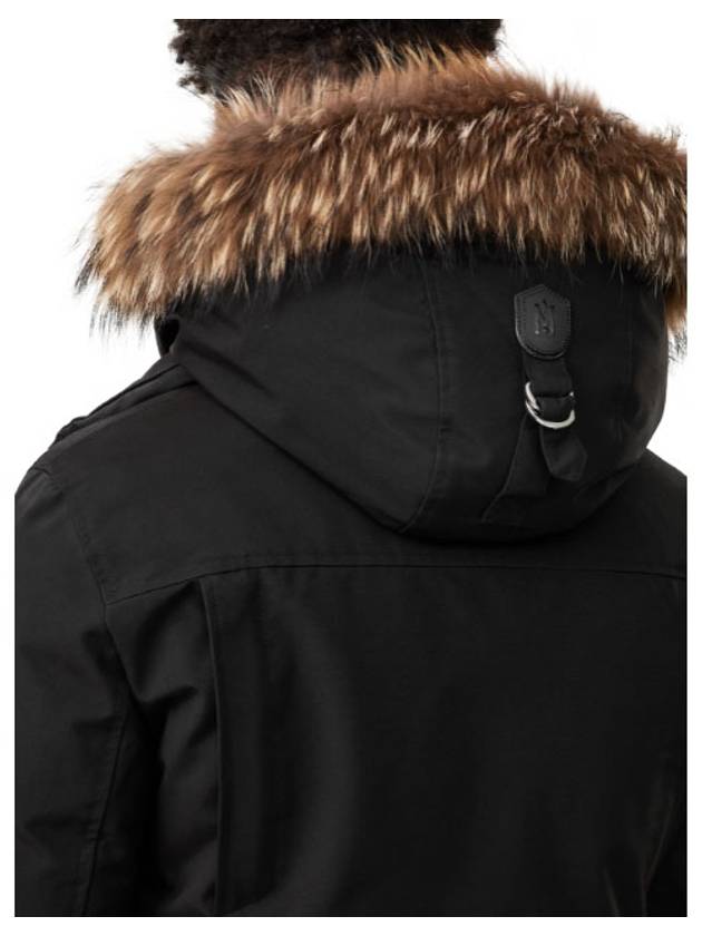 Dixon Nordic Tech Down Natural Fur Bomber Jacket Navy - MACKAGE - BALAAN 3