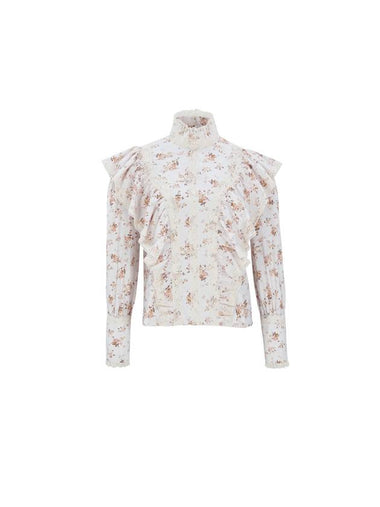 Lace trim Floral Blouse - NARU KANG - BALAAN 1