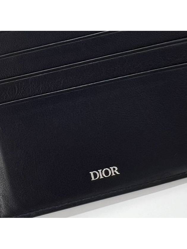 Logo Men s Bicycle Wallet Navy - DIOR - BALAAN 7