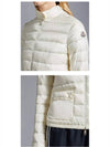 Lans Short Down Jacket White - MONCLER - BALAAN 6