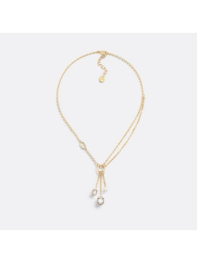 Petit CD Resin Pearl Necklace Gold - DIOR - BALAAN 2