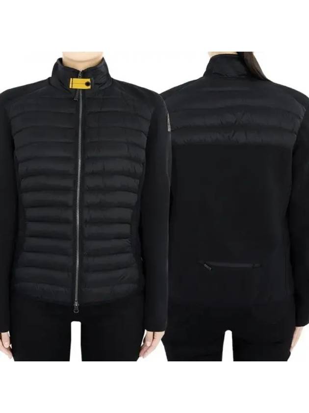 Women Olivia Logo Patch Padded Jacket Black PWHY WU31 541 270349 1101231 - PARAJUMPERS - BALAAN 1