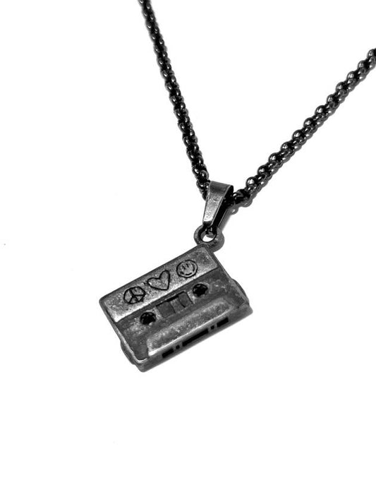 1980s vintage cassette tape necklace - S SY - BALAAN 1