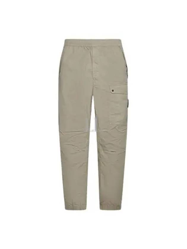 Logo Twill Cotton Cargo Track Pants Sand - STONE ISLAND - BALAAN 2