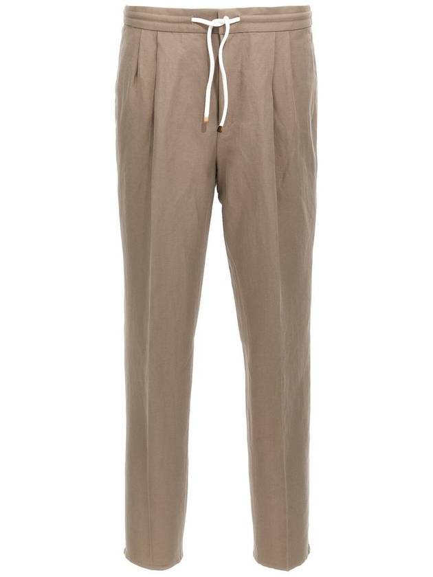 Brunello Cucinelli Linen Trousers - BRUNELLO CUCINELLI - BALAAN 1