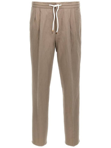 Brunello Cucinelli Linen Trousers - BRUNELLO CUCINELLI - BALAAN 1