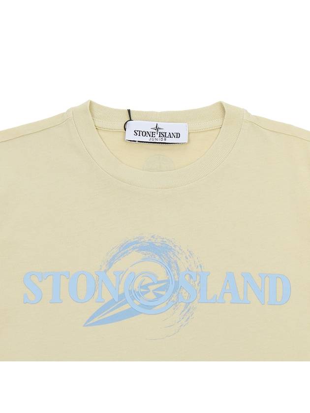 Kids short sleeve t shirt 801621073 V0091 8A - STONE ISLAND - BALAAN 3