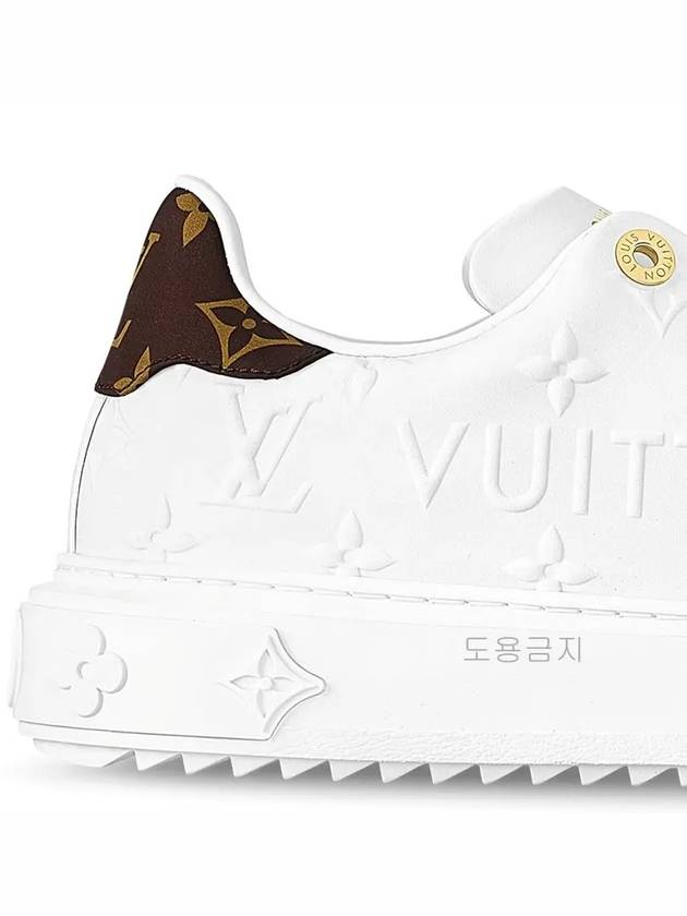 Time Out Monogram Tab Low Top Sneakers White - LOUIS VUITTON - BALAAN 3