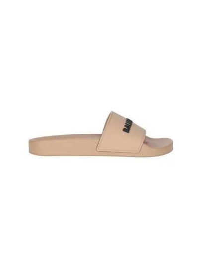 Logo Slides Slippers Beige - BALENCIAGA - BALAAN 2