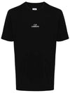 30/1 Jersey Graphic Short Sleeve T-Shirt Black - CP COMPANY - BALAAN 3