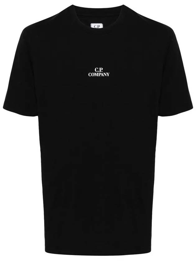 30/1 Jersey Graphic Short Sleeve T-Shirt Black - CP COMPANY - BALAAN 3