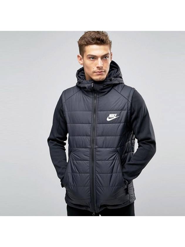 Advance 15 Authentic Hooded Jacket Black - NIKE - BALAAN 2