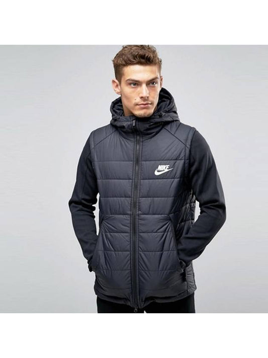 Advance 15 Authentic Hooded Jacket Black - NIKE - BALAAN 2