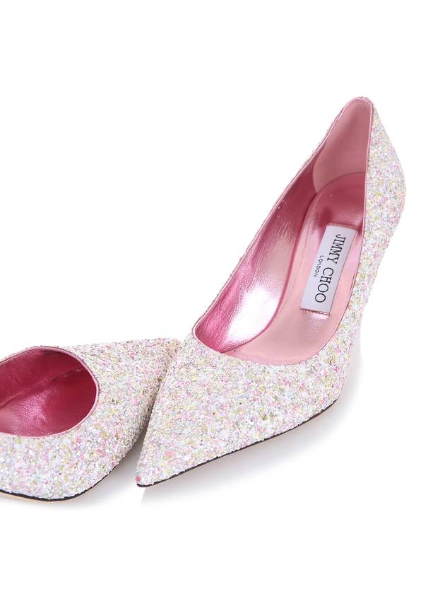 24FW LOVE65FYG CAPILAMI Wedding Shoes Love65 Glitter Candy Pink Pumps - JIMMY CHOO - BALAAN 5