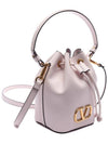 24SS Women's V Logo Bucket Shoulder Bag 4W0P0Z44 VNL Y9U 24S - VALENTINO - BALAAN 3