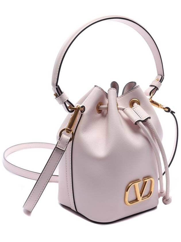 24SS Women's V Logo Bucket Shoulder Bag 4W0P0Z44 VNL Y9U 24S - VALENTINO - BALAAN 3